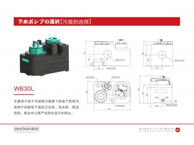 WB30L永磁變頻污水提升泵站